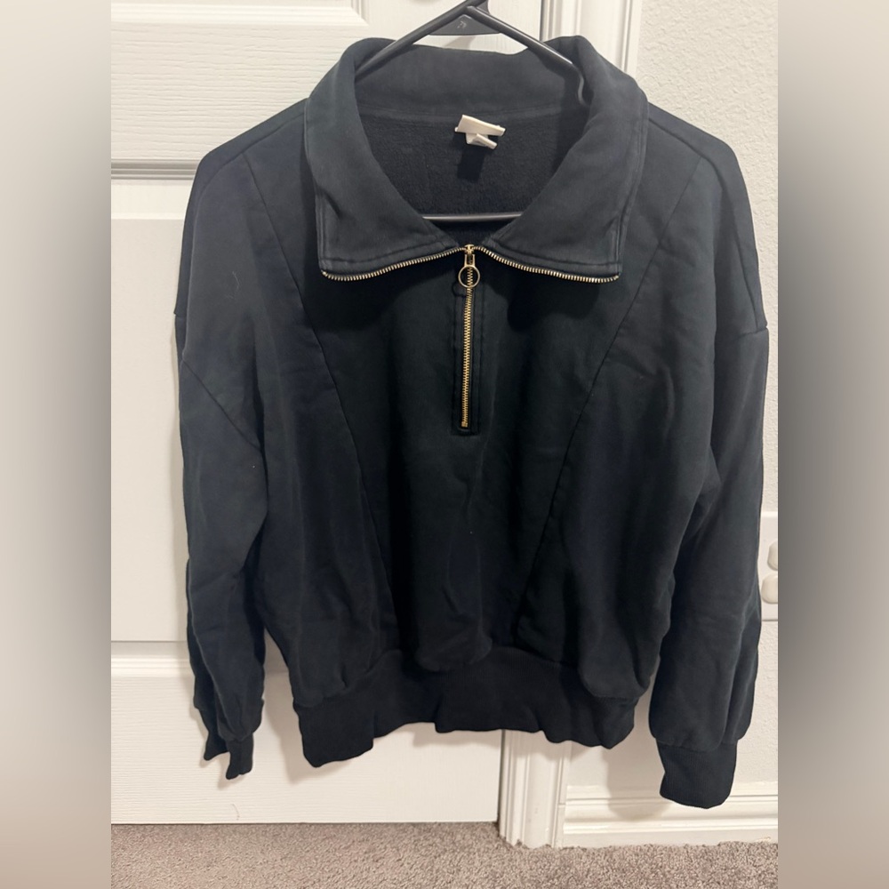 a new day Black Quarter Zip Pullover - Picture 2 of 5
